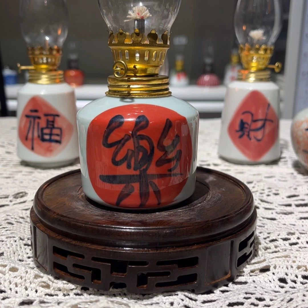 摆件景德镇陶瓷香薰灯