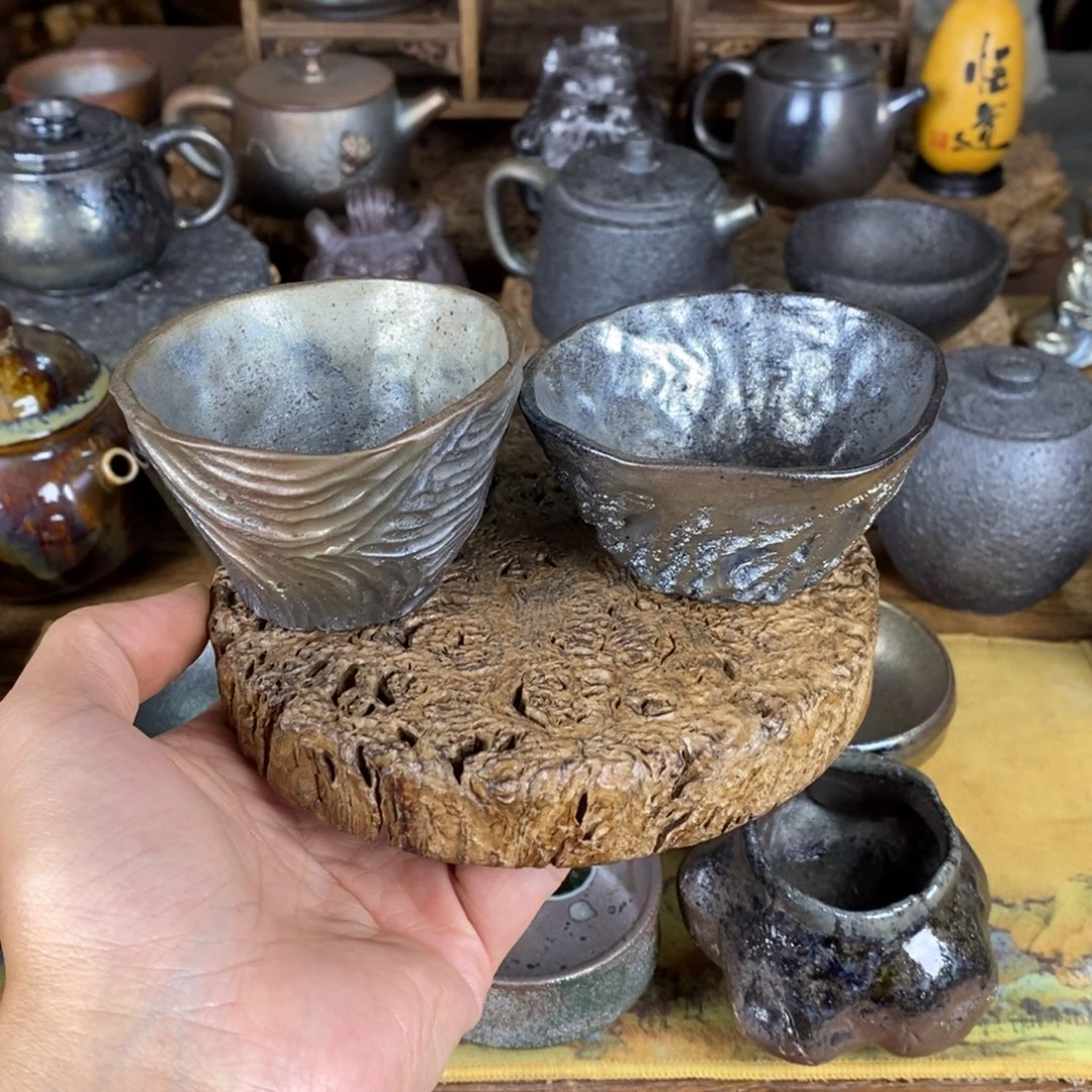 建水紫陶柴烧茶器，00010