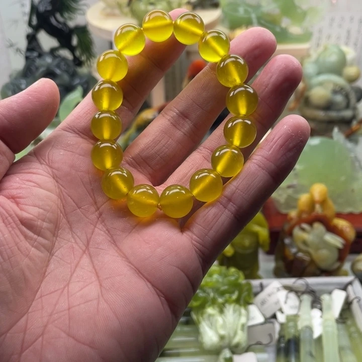 蛇纹石玉未镶嵌四大名玉手串