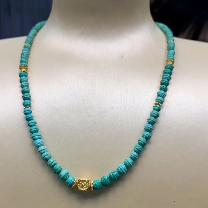 绿松石未镶嵌长链