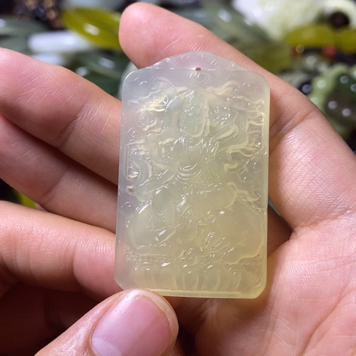 岫玉岫玉颈饰未镶嵌顺****天