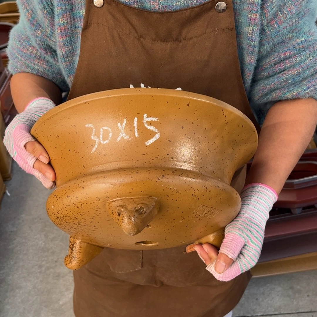 紫砂花盆盆景艺术