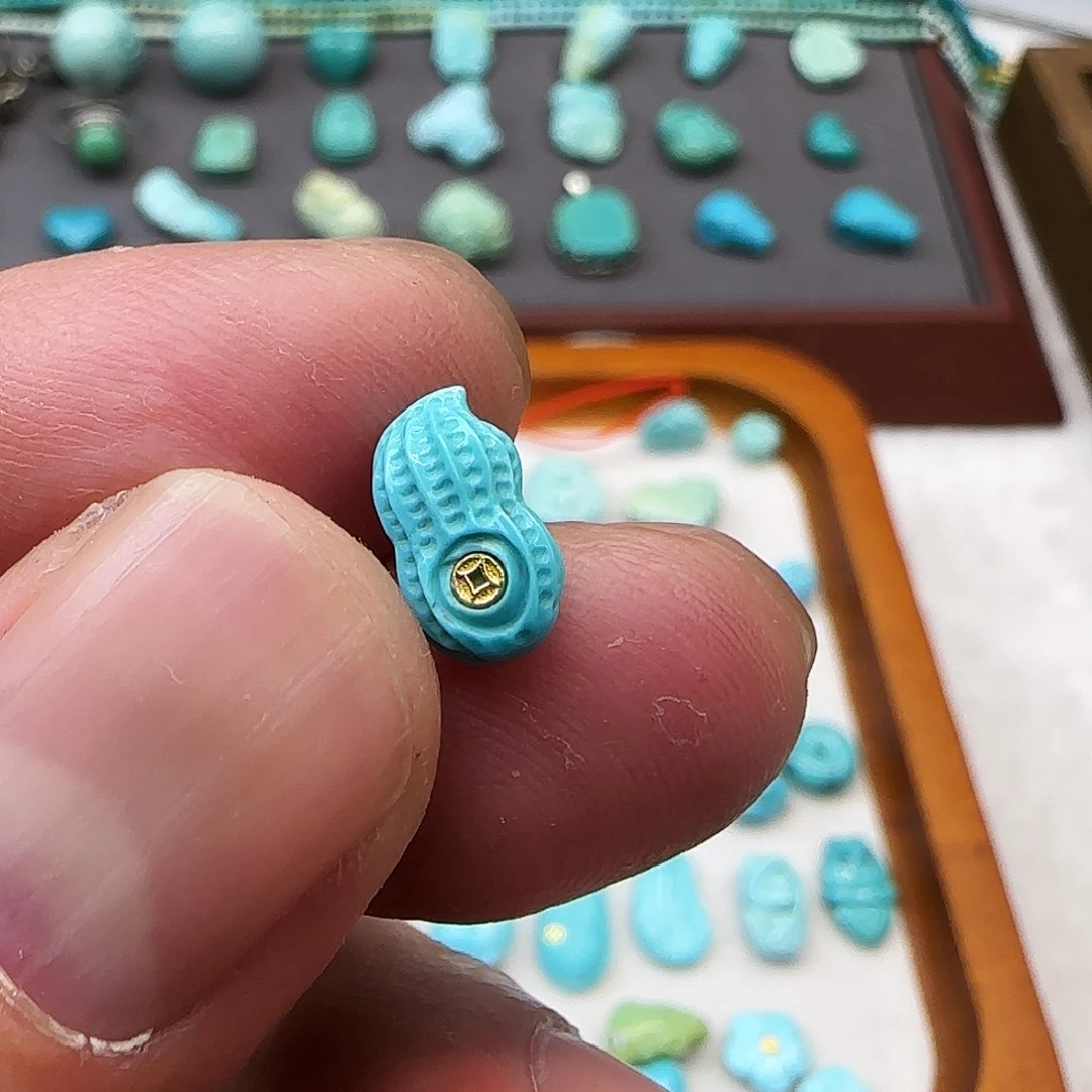 绿松石未镶嵌配饰