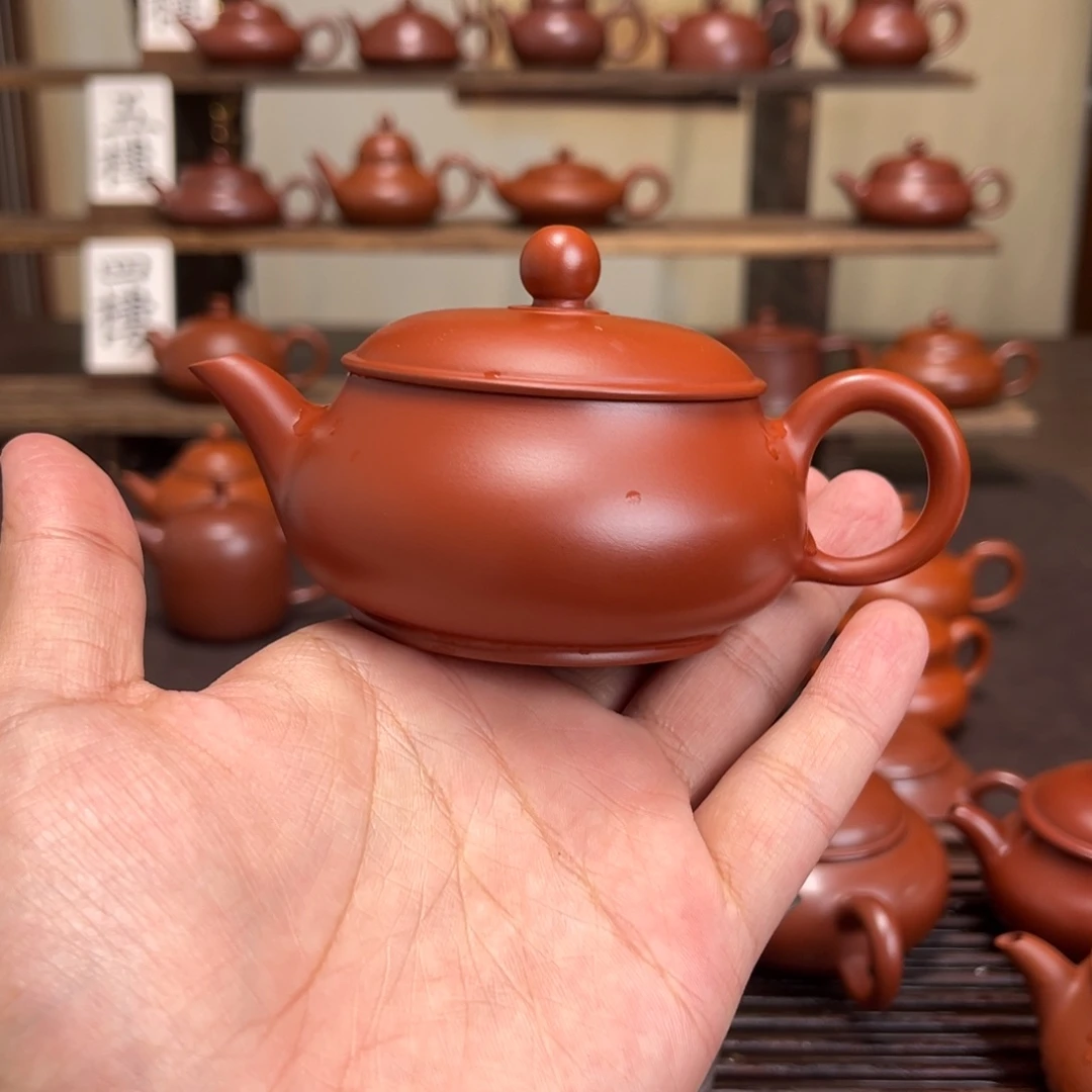 执***着茶壶紫砂精工超薄明炉140cc