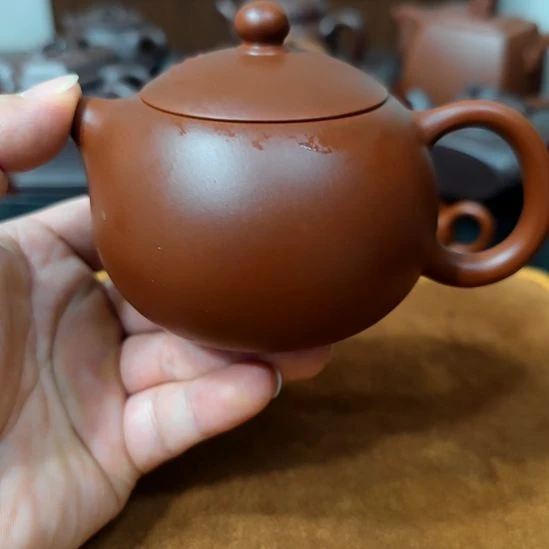茶壶紫砂宜兴紫砂壶微瑕240cc