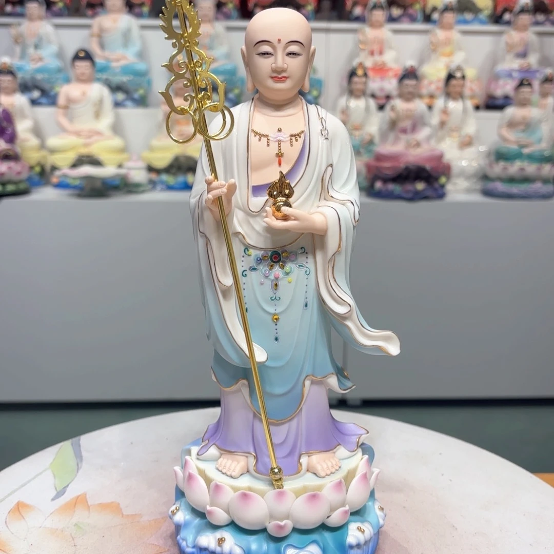 摆件瓷摆件地藏菩萨12