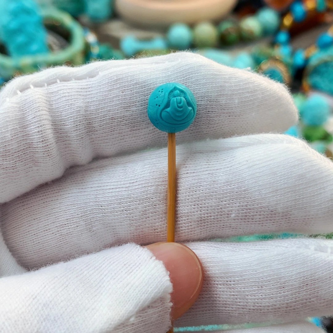 未镶嵌绿松石珠宝半成品