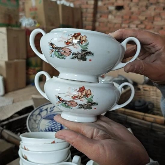 库存微瑕三打白骨精香炉两个