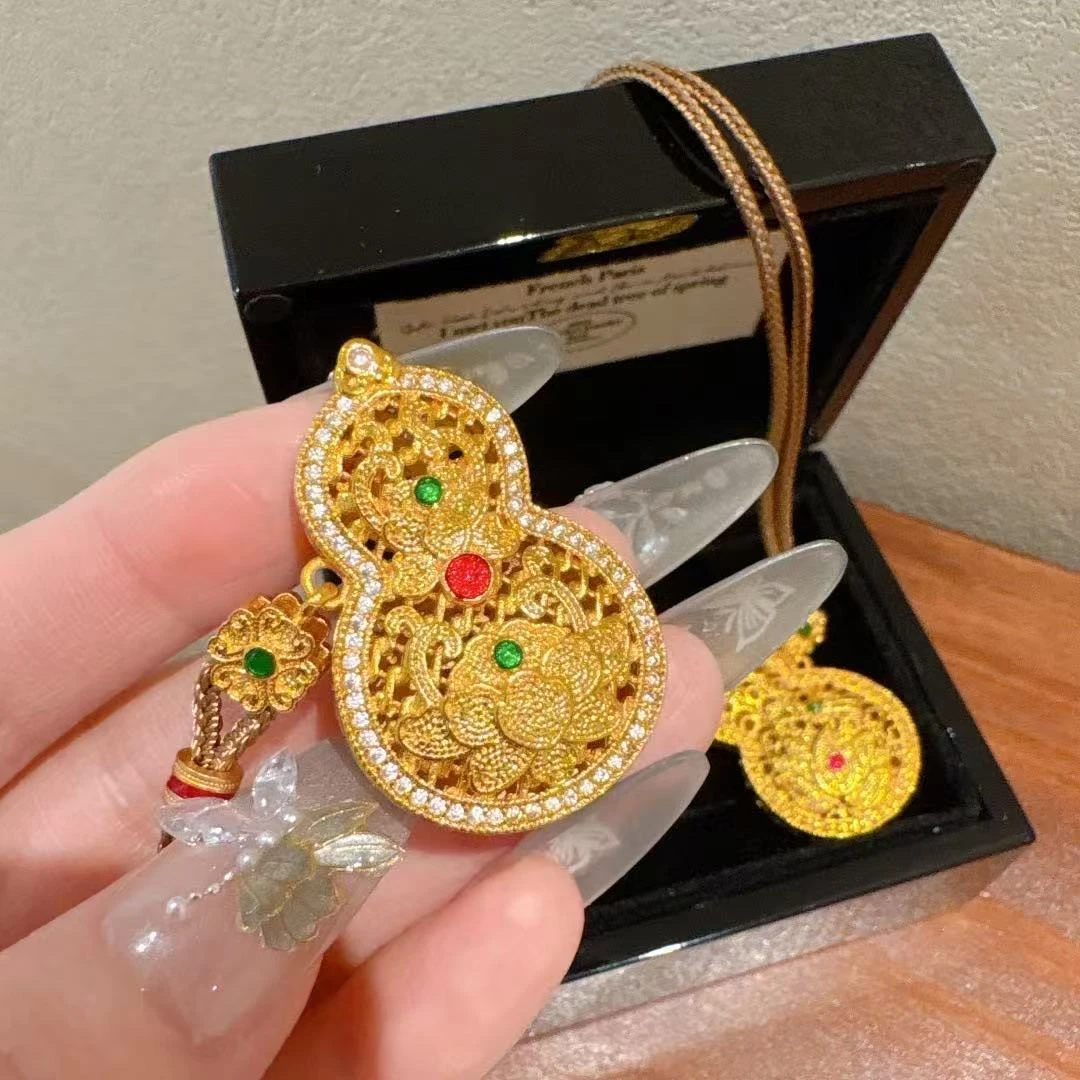 【金总专属】复古典雅匠心雕刻葫芦吊坠【SDZ23】