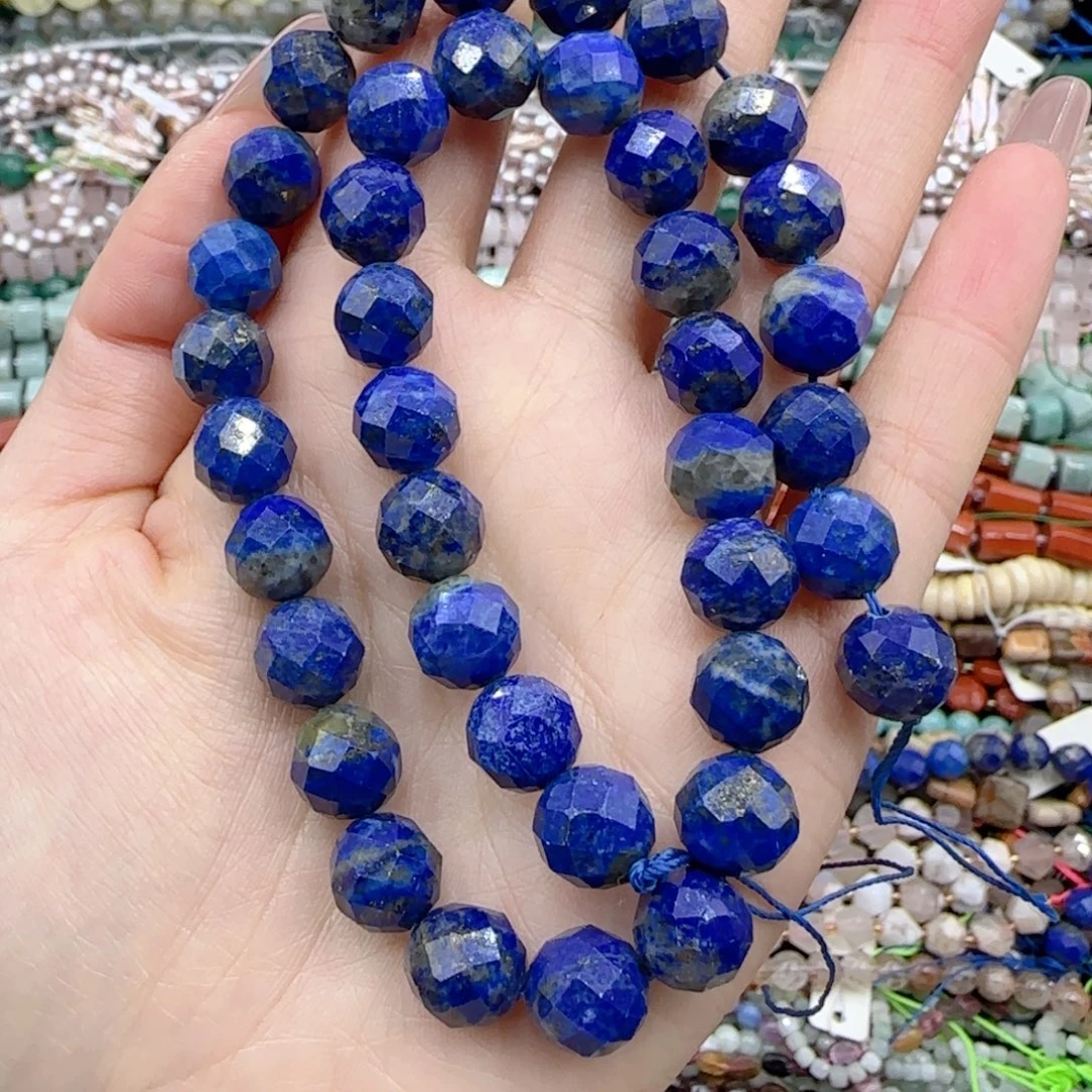 玛瑙/玉髓未镶嵌珠宝半成品一级青金切面一条卡十特价