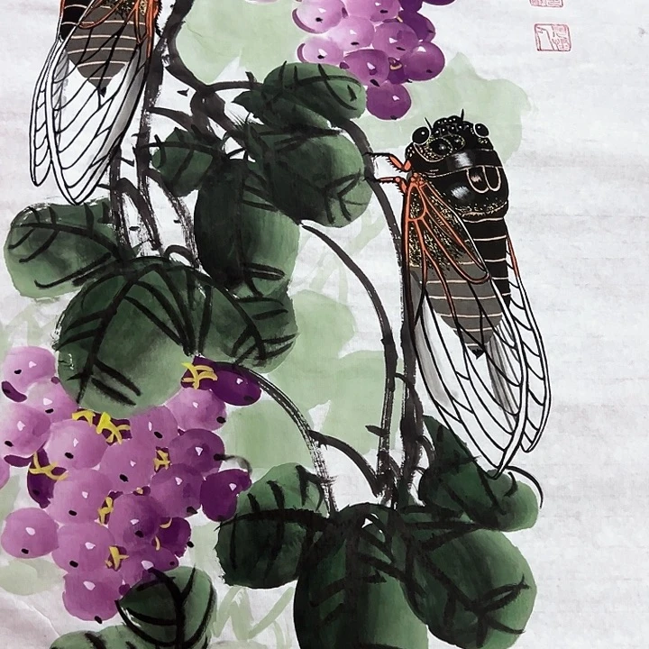 国画纯手绘作品欣赏作品