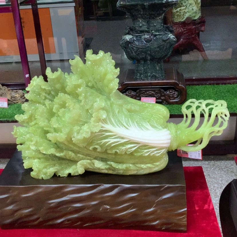 【闪购商品】未镶嵌蛇纹石玉摆件覆膜