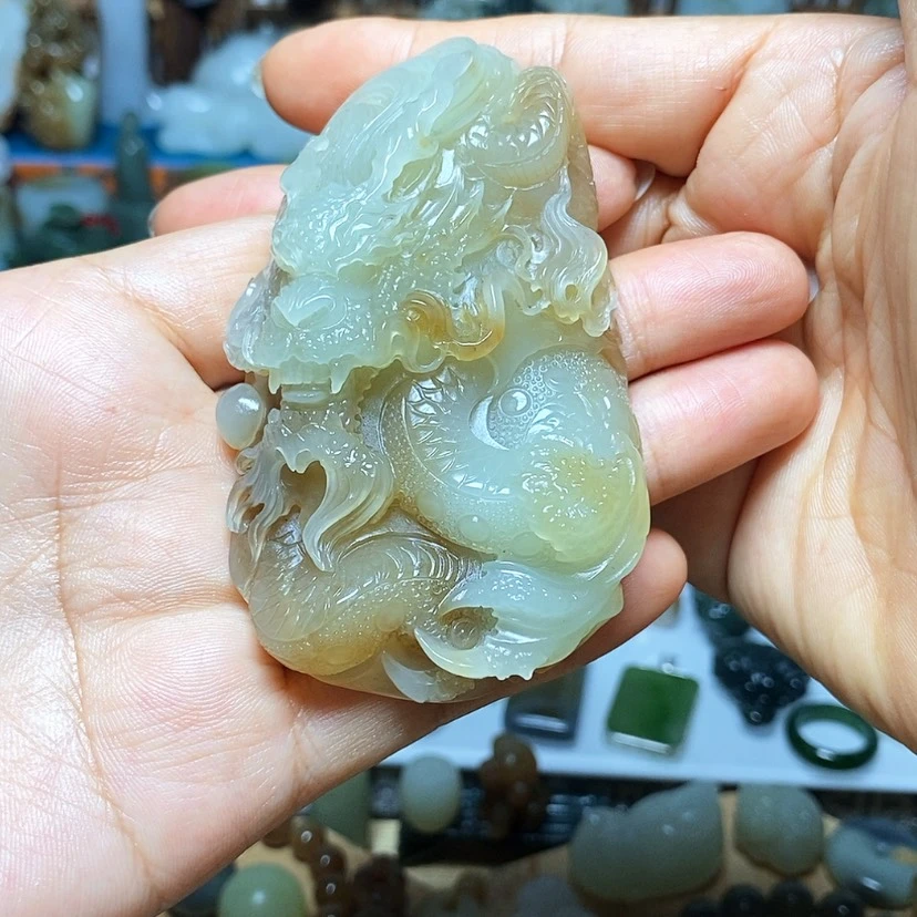 【闪购商品】颈饰未镶嵌和田玉隔***二
