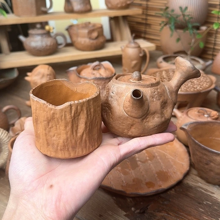 原矿老岩泥茶器系列