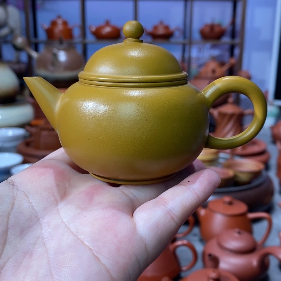 茶壶紫砂吴炫杰段泥水平壶95c