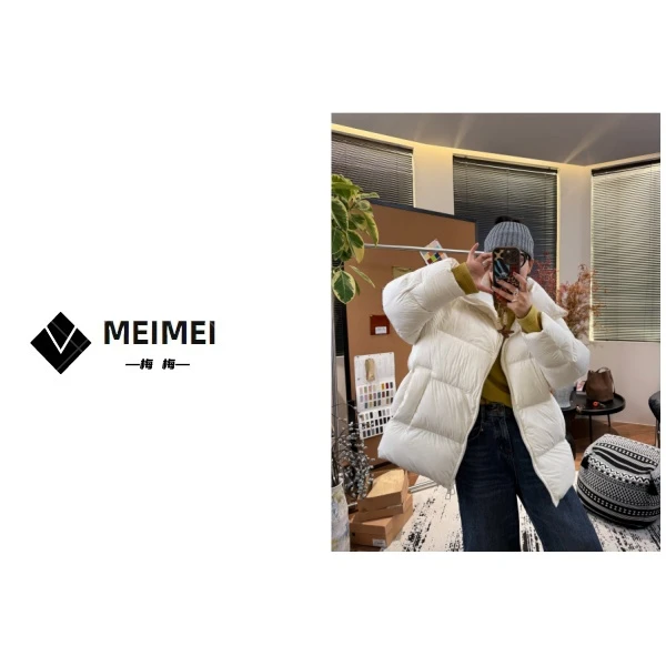 XMM女装.<舒芙蕾一手长羽绒服>秋冬新款休闲时尚百搭羽绒服.7705