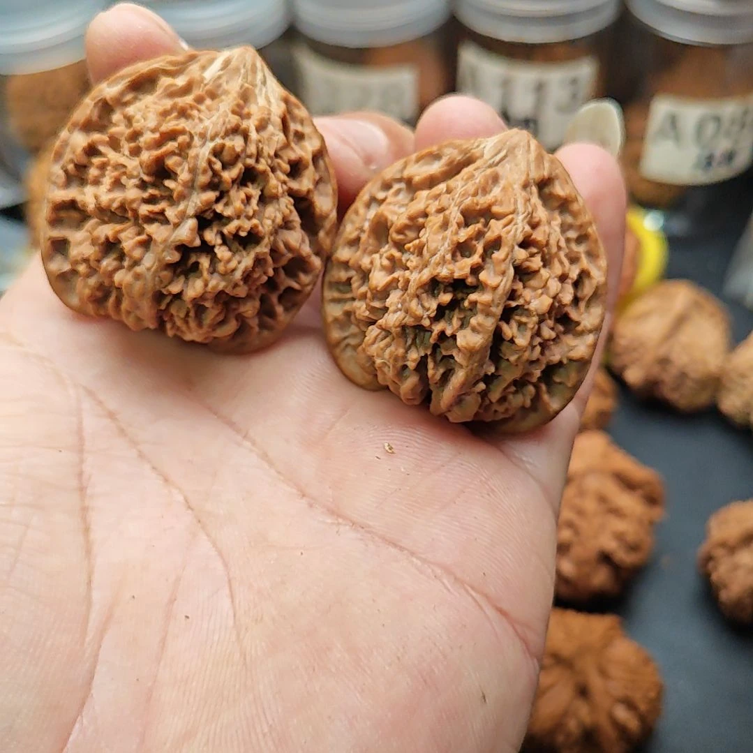 做***梦把件文玩核桃满天星