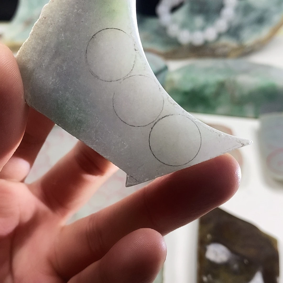 翡翠散珠天然缅甸翡翠a货52