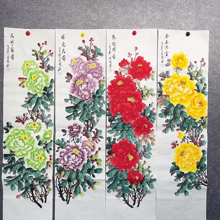 花鸟国画作品手绘