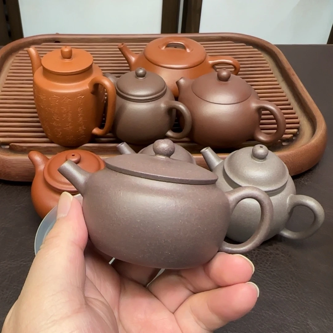 大***超茶壶紫砂团泥共生矿桑扁