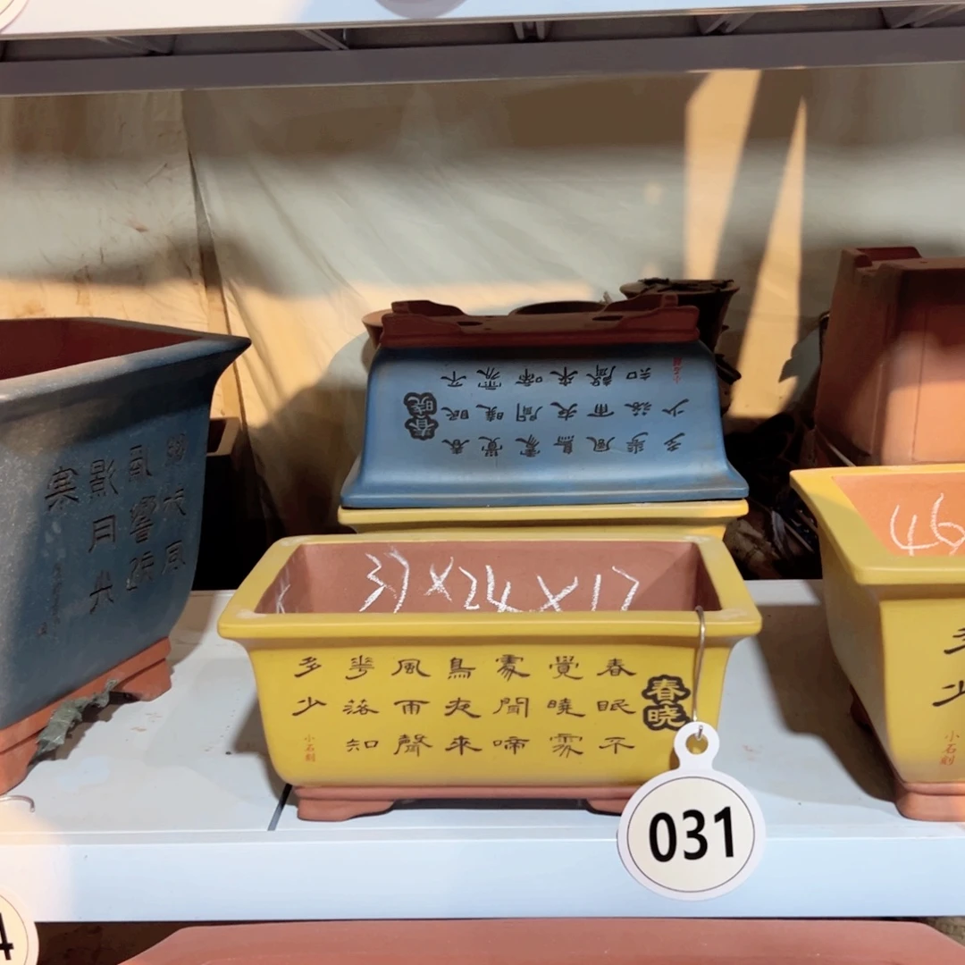 春晓马槽黄色一个，绿色一个