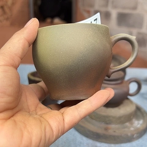 戬谷龙窑柴烧茶杯017