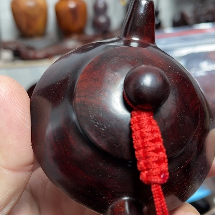 檀香紫檀（小叶紫檀）小叶紫檀把把壶