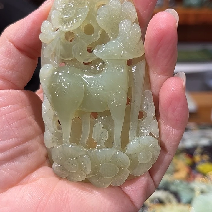未镶嵌岫玉毛衣链