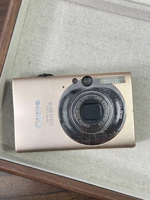 9新 Canon/佳能 ixus80 金色 屏有膜 复古拍照ccd数码相机