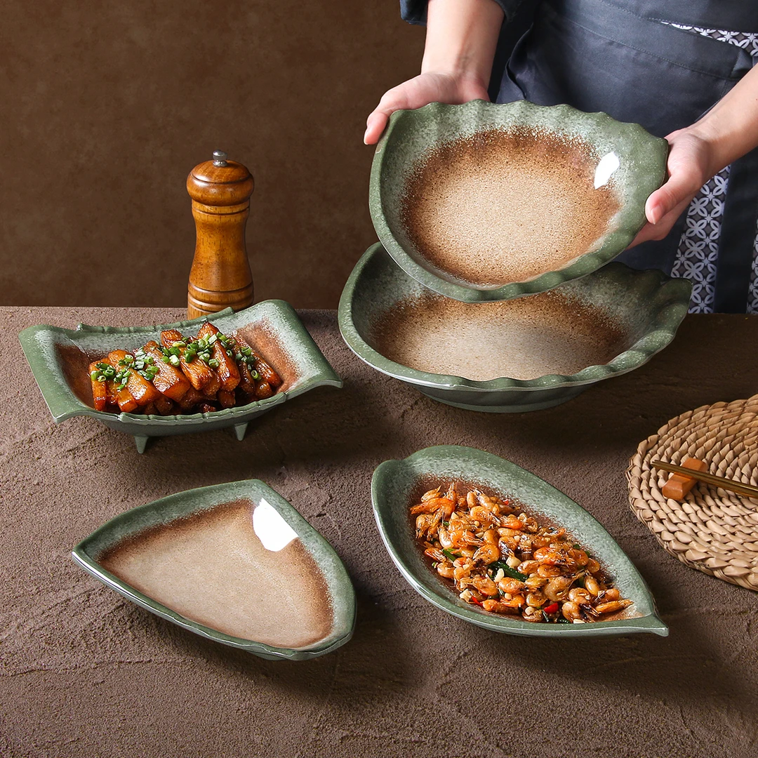 密胺餐具凉菜盘子商用创意餐厅酒店炒菜餐盘川菜馆饭店深盘摆盘