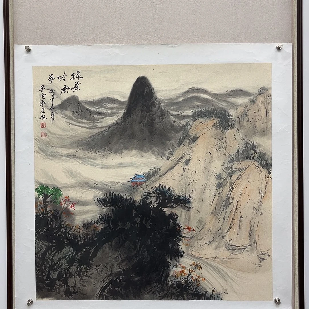 国画艺术家真人手绘