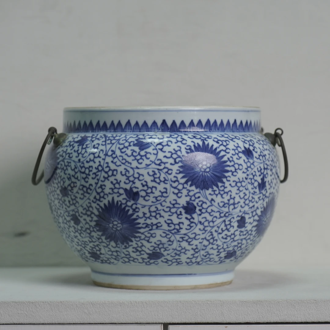 【雍正】青花丹凤罐-G201501016