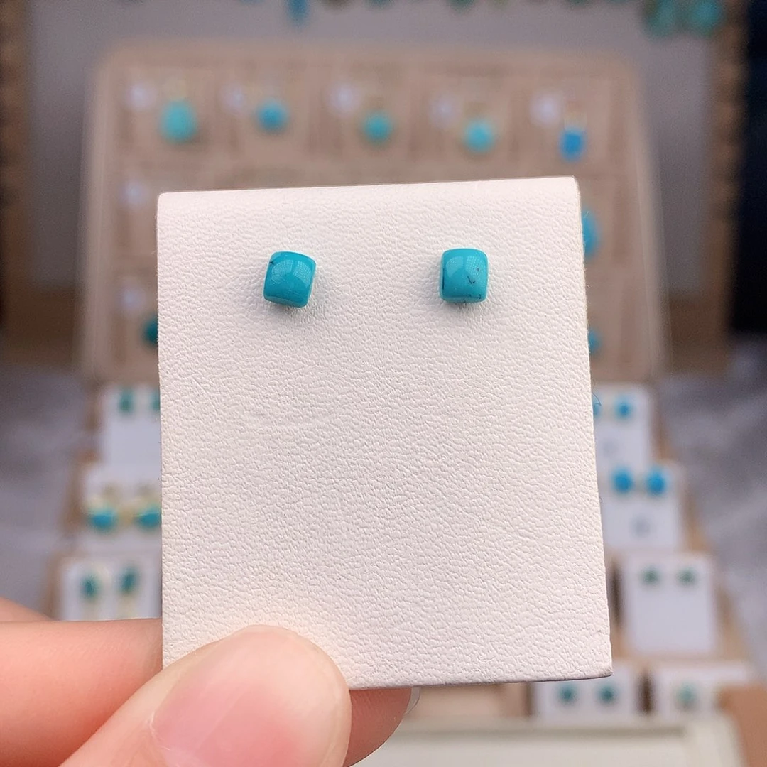 绿松石颈饰银S925镶嵌