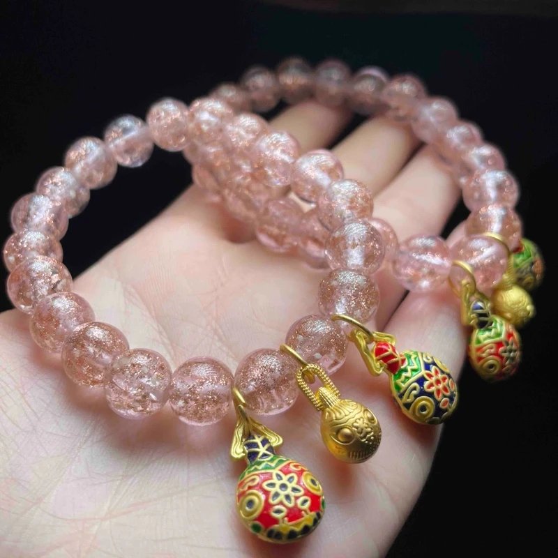 【小魏总珠宝】粉琉璃手串（10mm）【多样性发一】