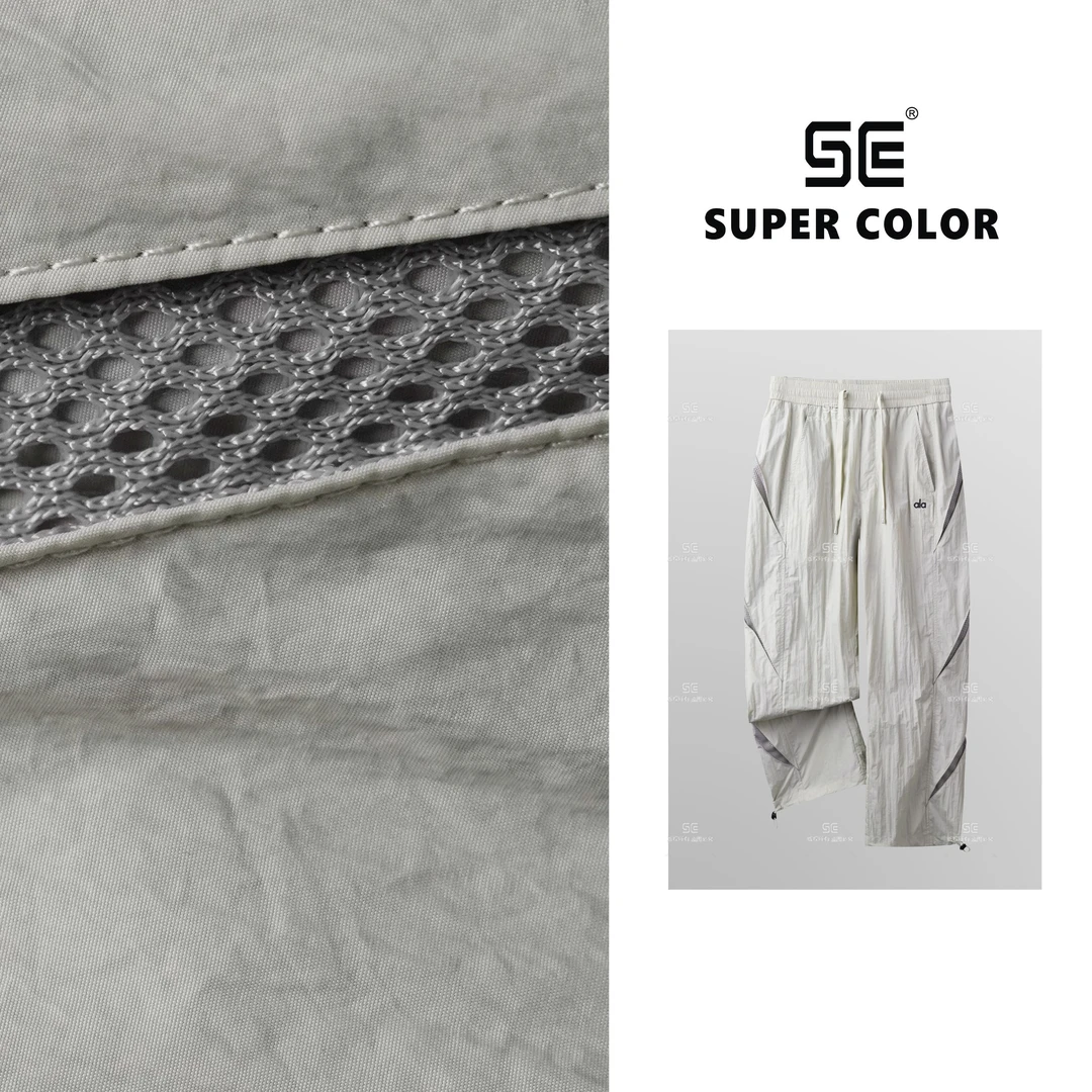 supercolor【老钱风休闲卫裤】25ss//春夏季新款拼色排扣极简卫裤09