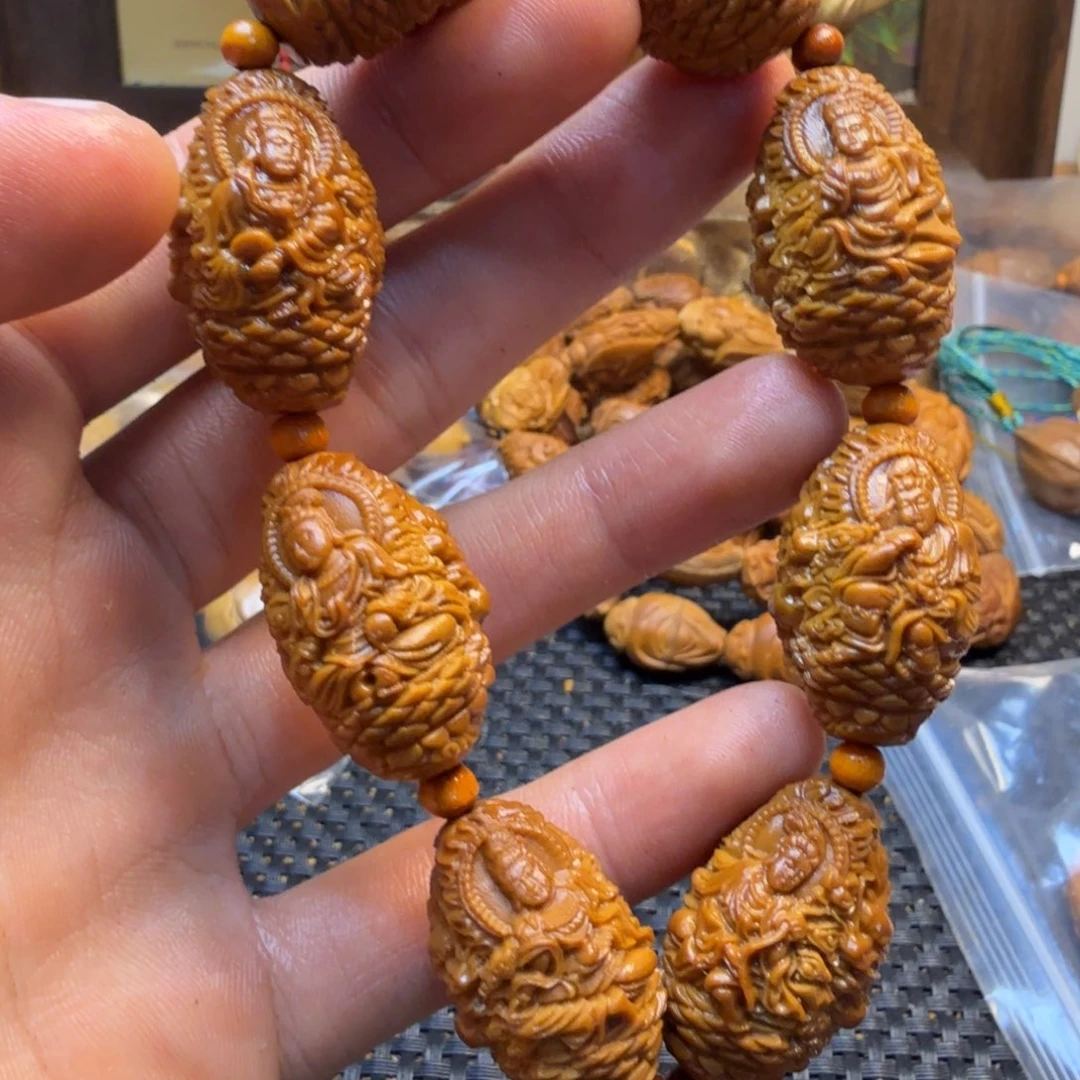 橄榄核手串/手链九龙观音