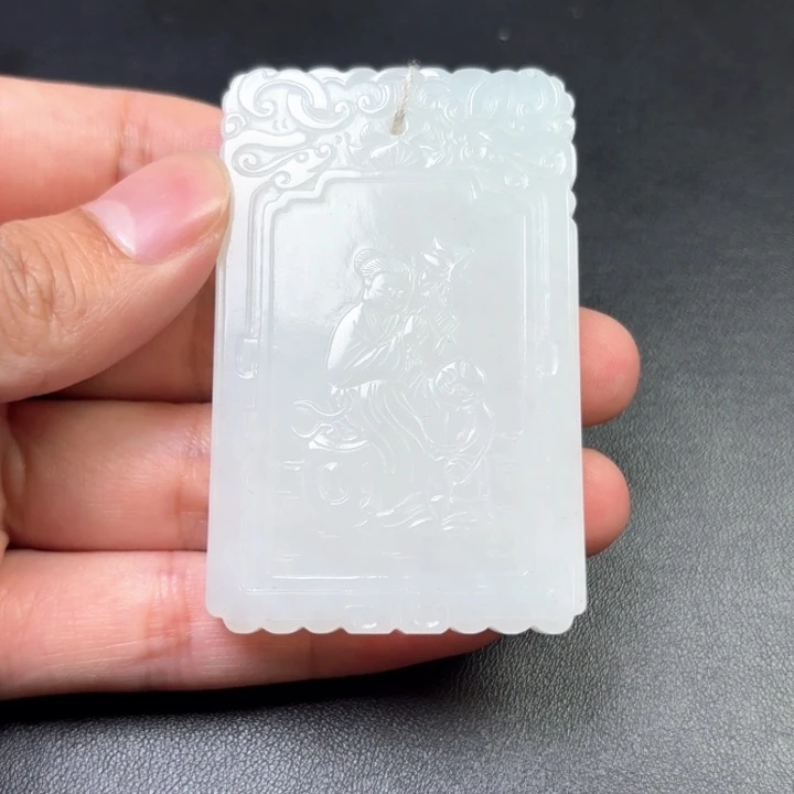 平***福和田玉未镶嵌挂件