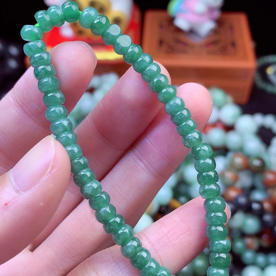 翡翠未镶嵌毛衣链