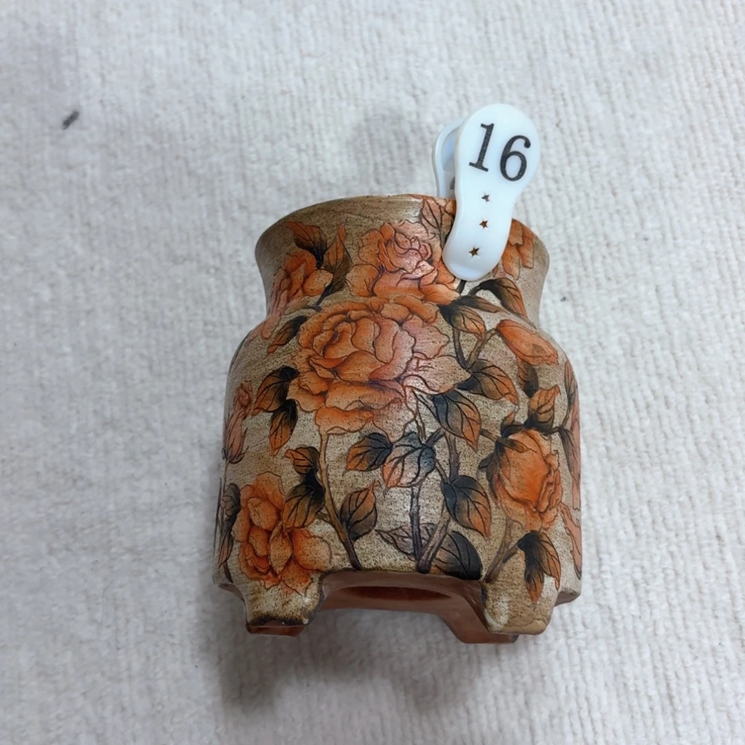 ****y紫砂花盆陶瓷多肉花盆瑕疵