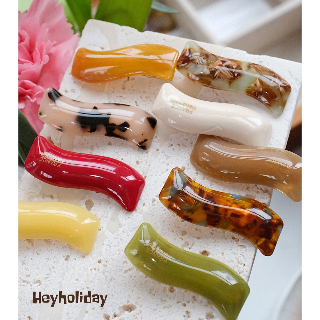 高级感醋酸鸭嘴夹小刘海夹侧边夹百搭简约韩版