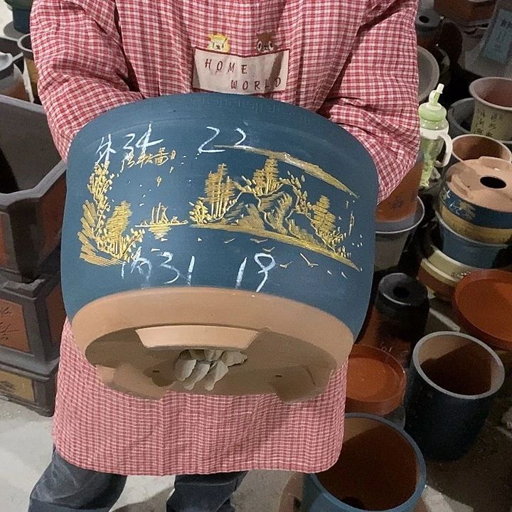 紫砂花盆紫砂花盆