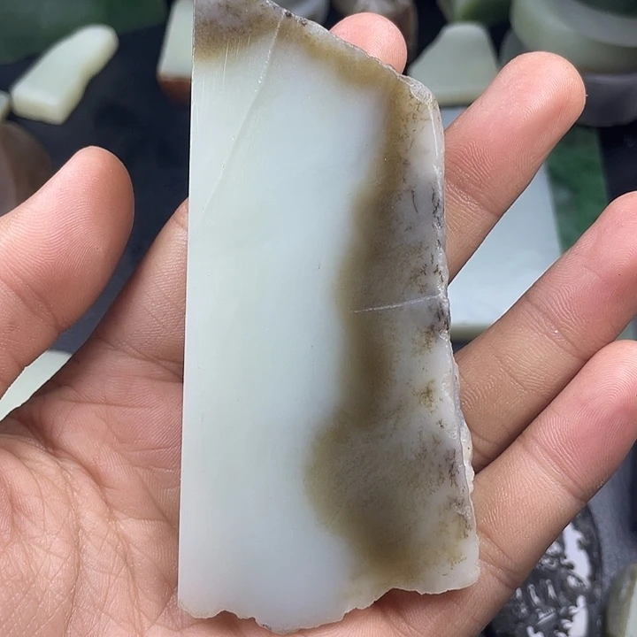 和田玉未镶嵌戒指