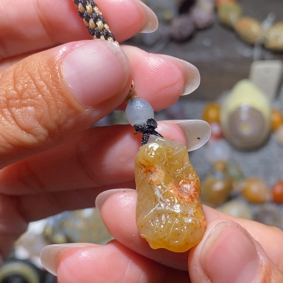 未镶嵌玛瑙/玉髓珠宝半成品