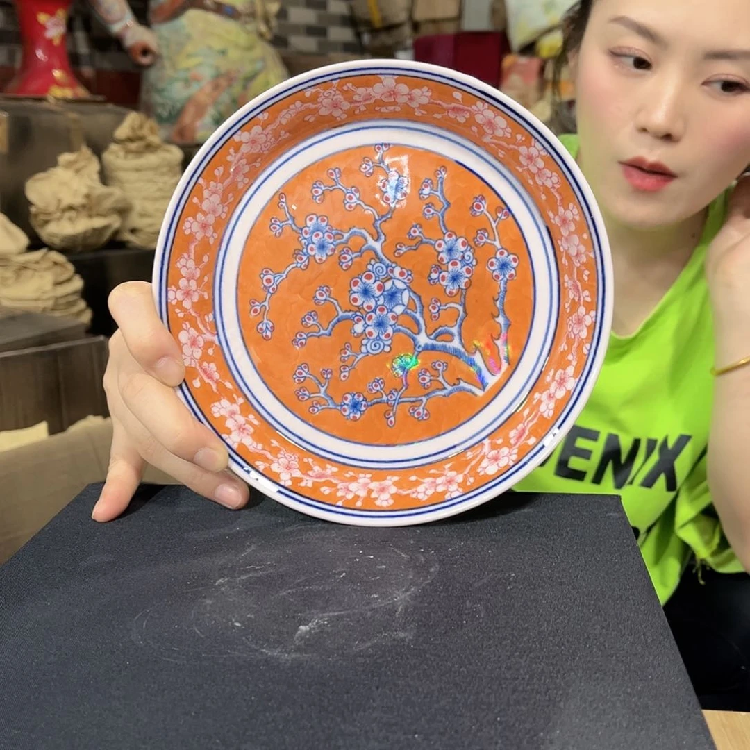 摆件清*//////景德镇陶瓷瓷器。19厘米