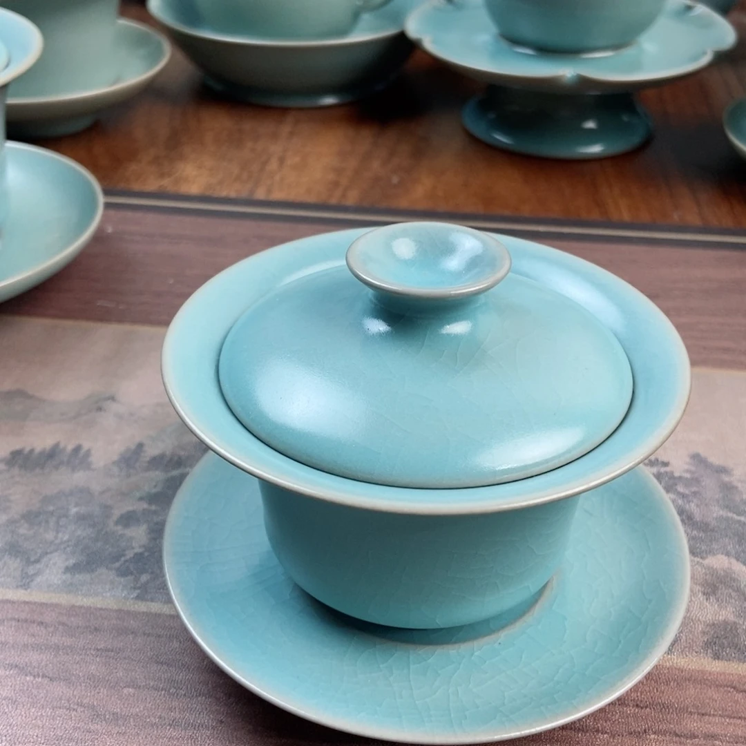 摆件原产地原矿汝瓷～茶器