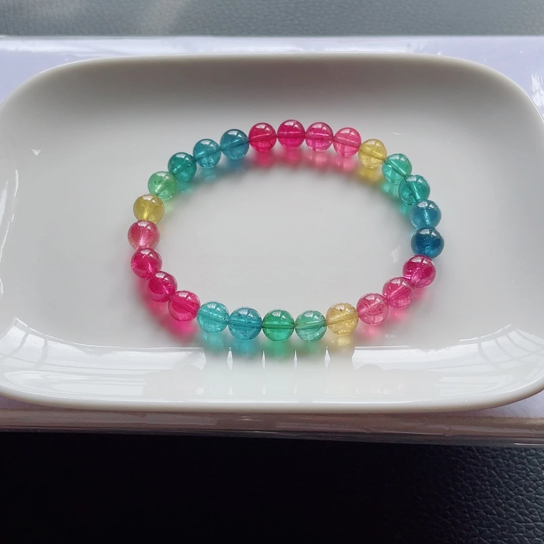未镶嵌手链碧玺7mm左右