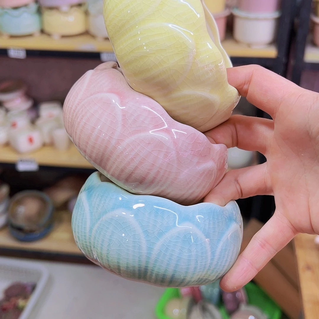 陶瓷花盆当场凑满12包邮