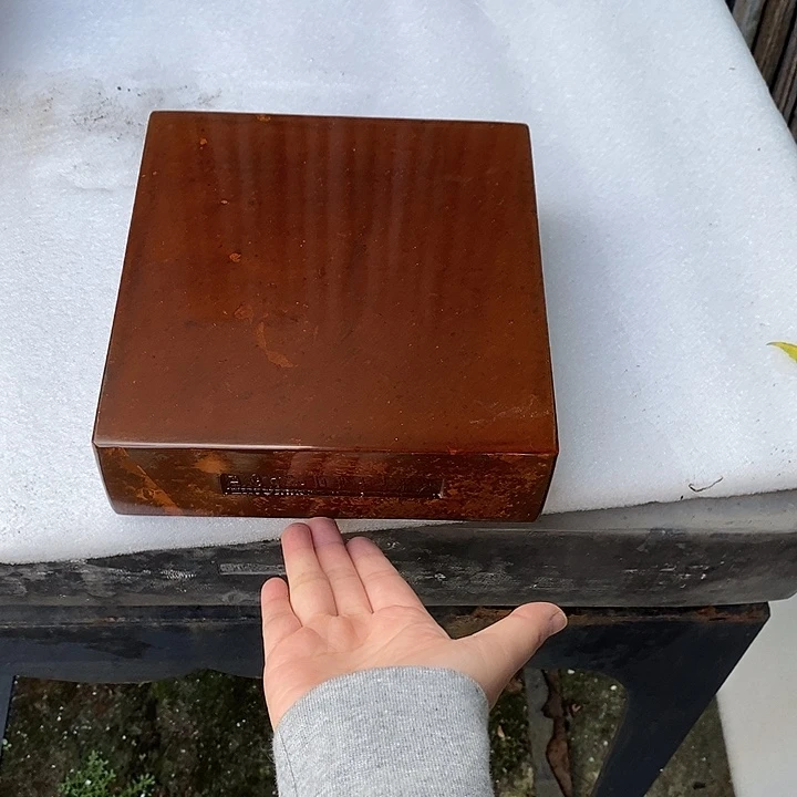 21*20*6.2cm大漆金砖一块