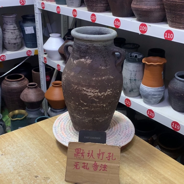 【闪购商品】红陶粗糙盆无孔
