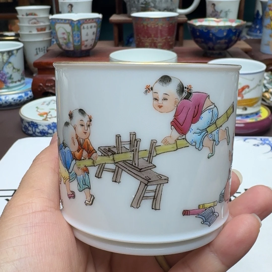 景德镇手工手绘展示